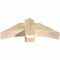 Ekena Millwork Bellingham Rough Sawn Timber Gable Bracket, Douglas Fir, 36"W x 13"H x 6"D x 6"F, 9/12 Pitch GBW036X13X0606BEL00RDF - alternate 5